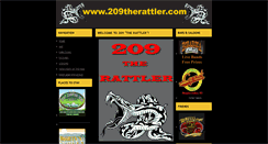 Desktop Screenshot of 209therattler.com