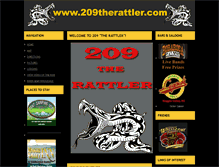 Tablet Screenshot of 209therattler.com